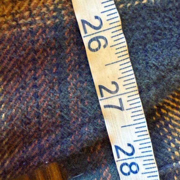 Orvis Plaid Flannel Button Down Shirt W/Side Pockets Size L - Picture 12 of 12